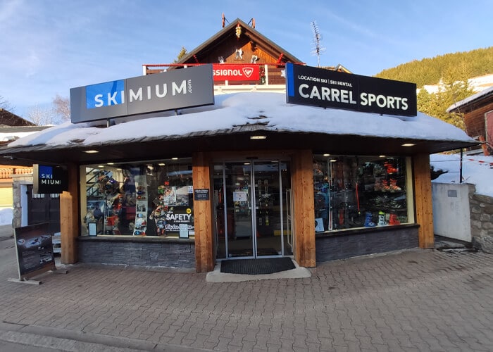 MAGASIN SKIMIUM CARRELS SPORTS 2 alpes